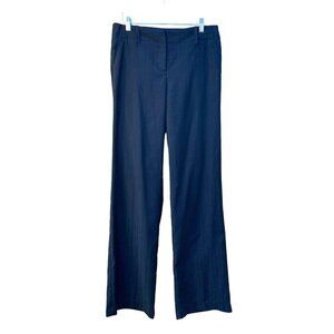 Vintage Women's Pin Stripe Stretch Pants Size 2 Tall Wide Leg High Rise